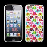 Wholesale iPhone 5S 5 Mini Elephant Design Gummy Case (Mini Elephant)